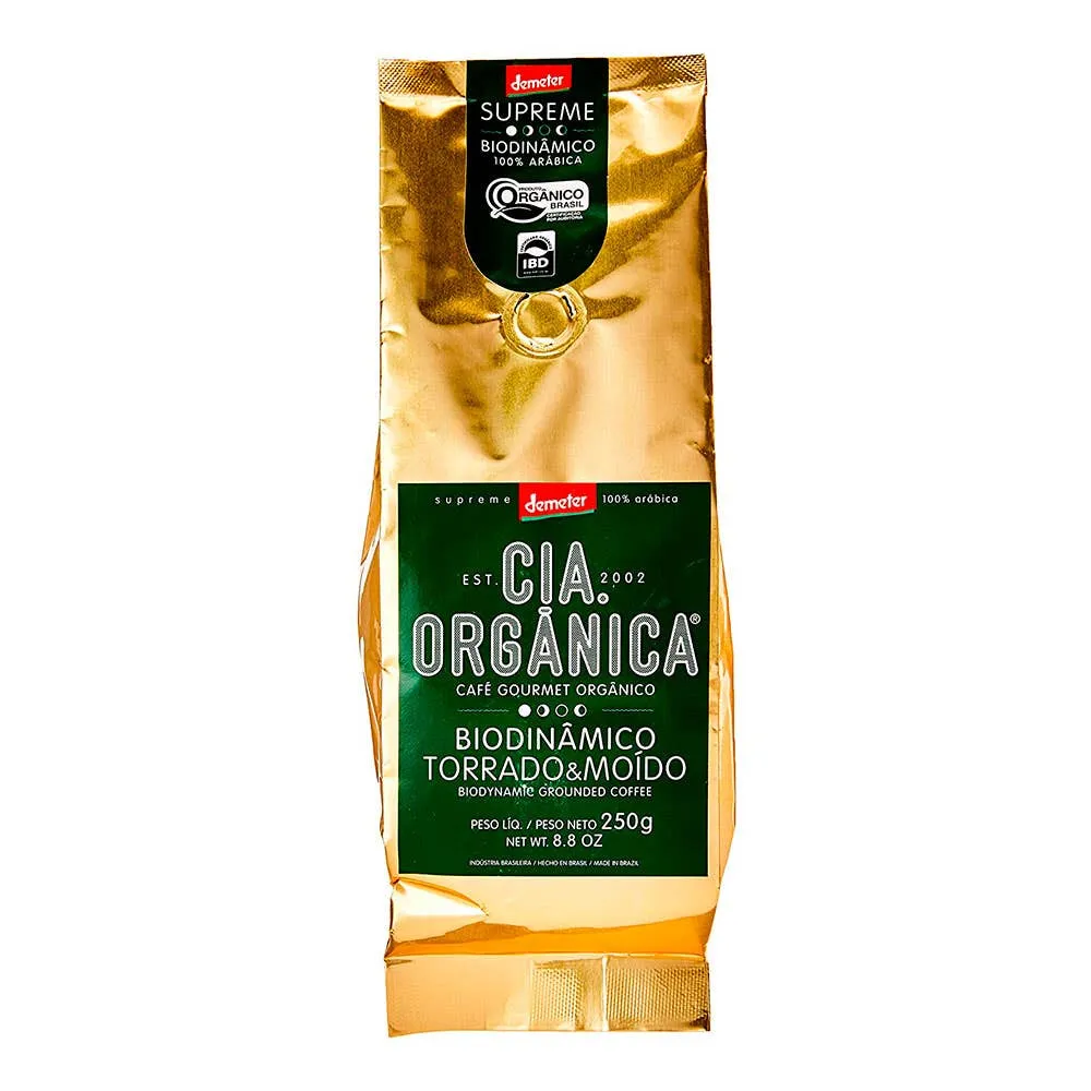 Café Gourmet Orgânico Biodinâmico Cia. Orgânica - 250g