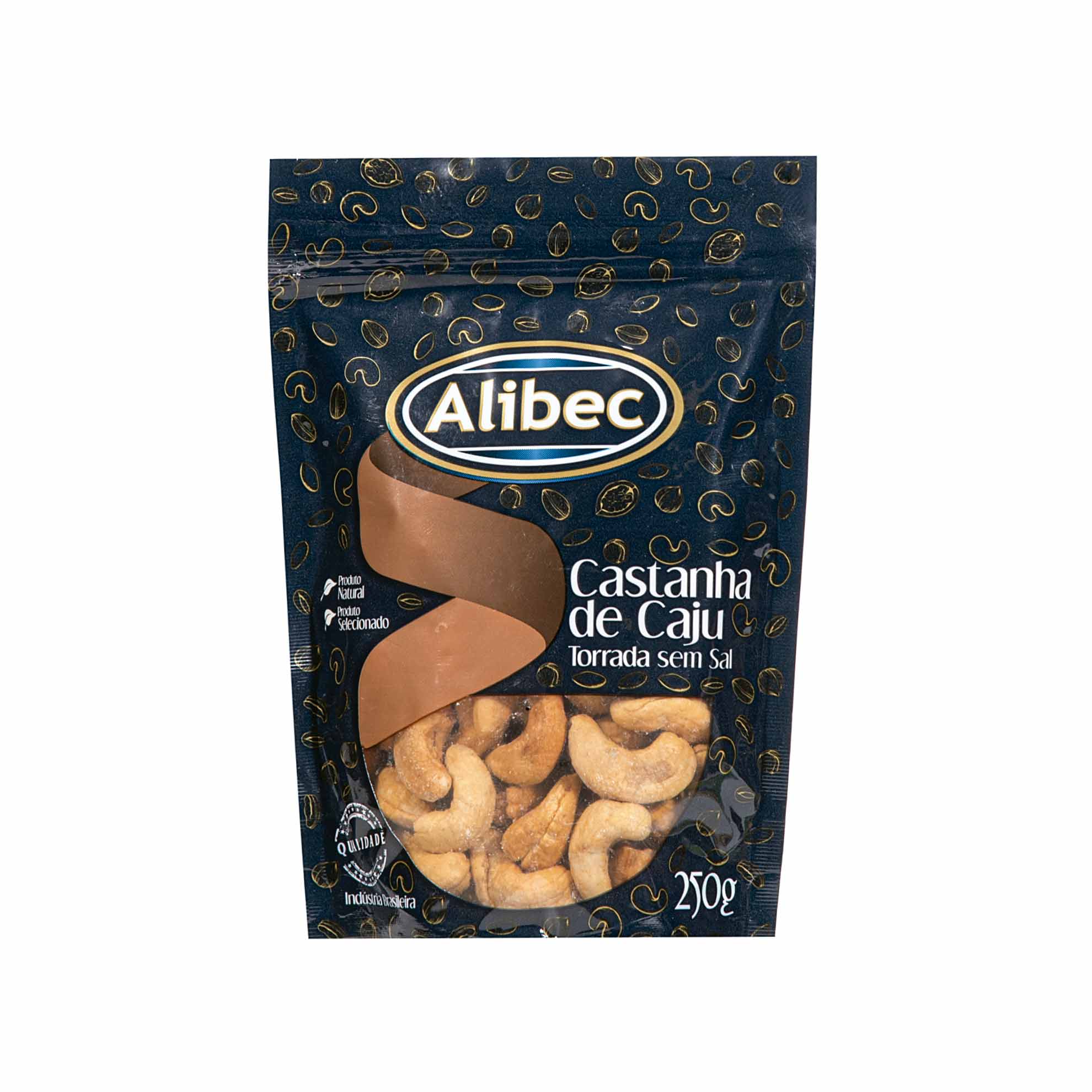 Castanha de Caju Torrada sem Sal - Alibec 250g